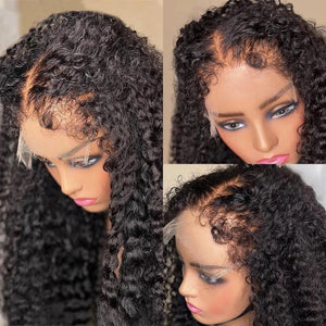 Labhairs New Curly Baby Hair|Water Wave |180% Density| 4x4 Transparent Lace Apparel & Accessories > Clothing Accessories > Hair Accessories > Wigs > Lace Front Bob Wig LABHAIRS? 