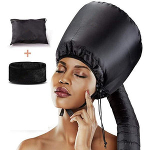 Soft Bonnet hooded hair dryer Attachment for Natural Curly Textured Hair Care| Drying,Styling,Curling,Deep Conditioning Mask Cap|Adjustable hooded Apparel & Accessories > Clothing Accessories > Hair Accessories > Wig Accessories > Tools & Accessories LABHAIRS® 