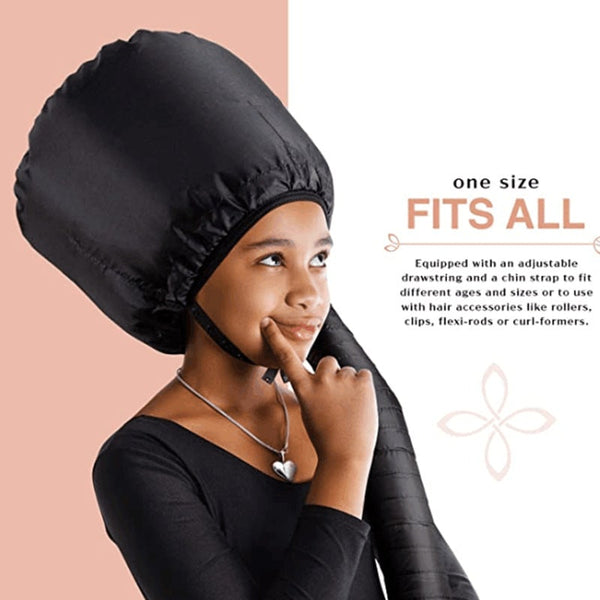 Soft Bonnet hooded hair dryer Attachment for Natural Curly Textured Hair Care| Drying,Styling,Curling,Deep Conditioning Mask Cap|Adjustable hooded Apparel & Accessories > Clothing Accessories > Hair Accessories > Wig Accessories > Tools & Accessories LABHAIRS® 