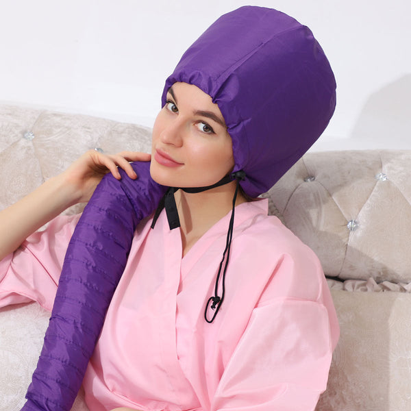 Soft Bonnet hooded hair dryer Attachment for Natural Curly Textured Hair Care| Drying,Styling,Curling,Deep Conditioning Mask Cap|Adjustable hooded Apparel & Accessories > Clothing Accessories > Hair Accessories > Wig Accessories > Tools & Accessories LABHAIRS® 