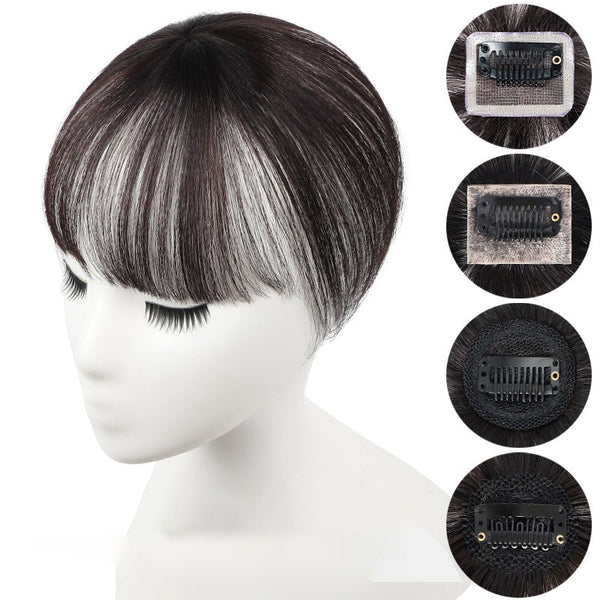 Natural Bang Fringe Real Human Hair with Temples Hairpieces for Women Clip Daily Wear Apparel & Accessories > Clothing Accessories > Hair Accessories > Wig Accessories > Tools & Accessories LABHAIRS® 