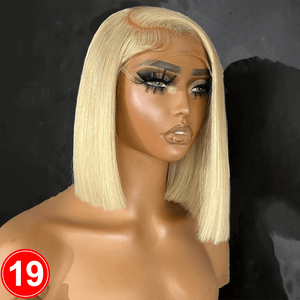Blonde BOB | 13x4 Lace Front | Transparent Lace | 150% Density Apparel & Accessories > Clothing Accessories > Hair Accessories > Wigs > Colorful Wig LABHAIRS® 