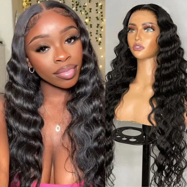 Deep Wave | 4x4 Lace Closure | Transparent Lace | 180% Density Apparel & Accessories > Clothing Accessories > Hair Accessories > Wigs > 13x6-lace-front-wig Lab LABHAIRS? 