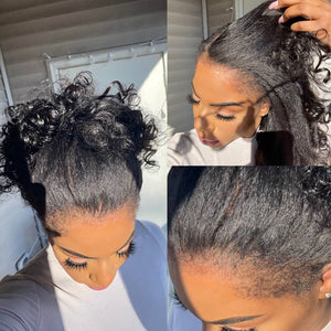 Labhairs New Arrival Curly Baby Hair Top Swiss HD Lace Body Wave Wig Apparel & Accessories > Clothing Accessories > Hair Accessories > Wigs > 13x6-lace-front-wig LABHAIRS® 