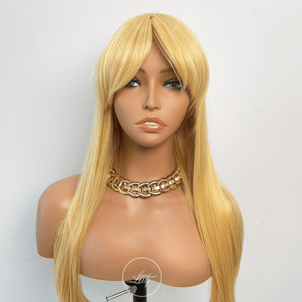 Cosplay Long Blonde Straight Synthetic Hair Fashion |Labhairs Apparel & Accessories > Clothing Accessories > Hair Accessories > Wigs > Lace Front Bob Wig LABHAIRS® 