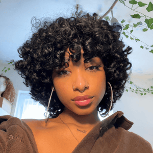 Wavy Short Bob Wig Human Hair|Labhairs Apparel & Accessories > Clothing Accessories > Hair Accessories > Wigs > Lace Front Bob Wig LABHAIRS® 