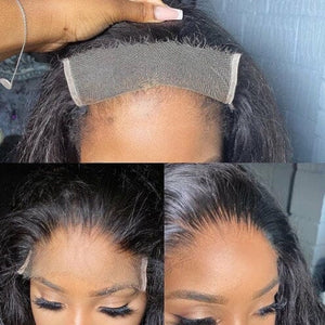 5X5 Top Swiss HD Closure Lace 100% Real Glueless Wig With Clean Bleached Knots | Straight Apparel & Accessories > Clothing Accessories > Hair Accessories > Wigs > 5x5 Top Swiss HD Lace Closure Wig LABHAIRS® 