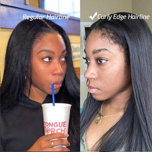 Labhairs New Arrival Curly Baby Hair Silky Straight Top Swiss HD Lace Apparel & Accessories > Clothing Accessories > Hair Accessories > Wigs > 13x6-lace-front-wig LABHAIRS® 
