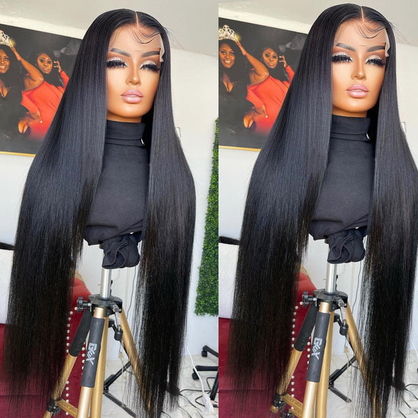 Long Straight | Top Swiss HD Lace | 13x6 Lace Front | 180% Density Apparel & Accessories > Clothing Accessories > Hair Accessories > Wigs > 13x6-lace-front-wig LABHAIRS® 