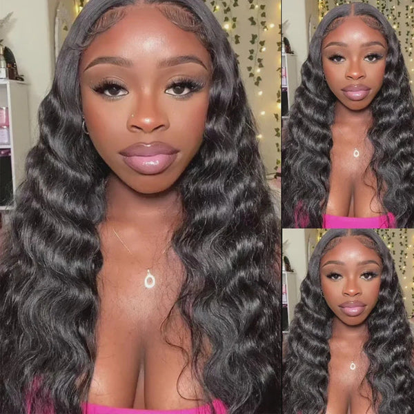 Deep Wave | 4x4 Lace Closure | Transparent Lace | 180% Density Apparel & Accessories > Clothing Accessories > Hair Accessories > Wigs > 13x6-lace-front-wig Lab LABHAIRS? 