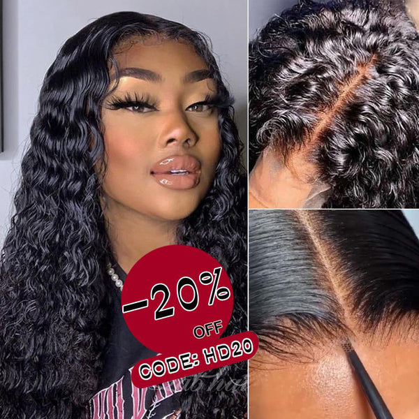 Top Swiss HD Lace Clean Hairline Wig Brazilian Human Hair Wig | Deep Wave Apparel & Accessories > Clothing Accessories > Hair Accessories > Wigs > 5x5 Top Swiss HD Lace Closure Wig LABHAIRS? 