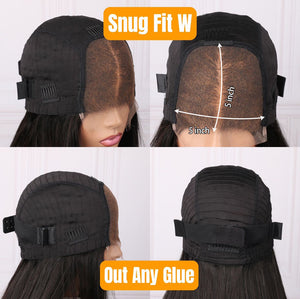 5x5 Undetectable Top Glueless Closure Swiss HD Lace Dark Brown Loose Body Wave Human Hair Wig Apparel & Accessories > Clothing Accessories > Hair Accessories > Wigs > 5x5 Top Swiss HD Lace Closure Wig LABHAIRS? 
