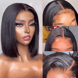 Undetectable 5x5 Glueless Top Swiss HD Lace Straight Human Hair Bob Wig | Labhairs Apparel & Accessories > Clothing Accessories > Hair Accessories > Wigs > Lace Front Bob Wig LABHAIRS? 