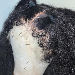 New Arrival Curly Baby Hair Top Swiss HD Lace Kinky Straight|Labhairs Apparel & Accessories > Clothing Accessories > Hair Accessories > Wigs > 13x6-lace-front-wig LABHAIRS? 