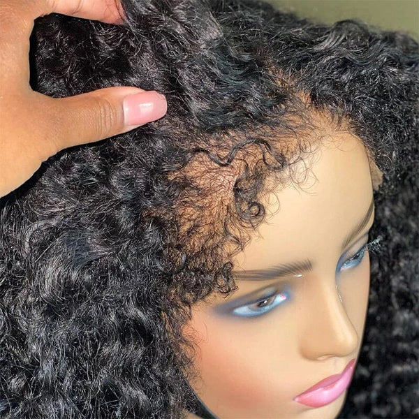 Ombre Bob 13*4 Top HD New Curly Baby Hair Kinky Curly Human Hair Wig Apparel & Accessories > Clothing Accessories > Hair Accessories > Wigs > Lace Front Bob Wig LABHAIRS® 
