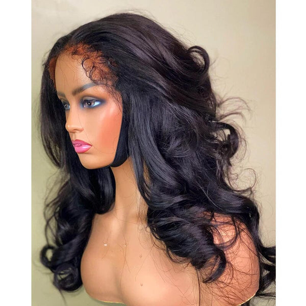 Labhairs New Arrival Curly Baby Hair Top Swiss HD Lace Body Wave Wig Apparel & Accessories > Clothing Accessories > Hair Accessories > Wigs > 13x6-lace-front-wig LABHAIRS® 