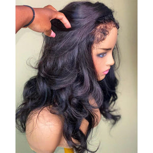 Labhairs New Arrival Curly Baby Hair Top Swiss HD Lace Body Wave Wig Apparel & Accessories > Clothing Accessories > Hair Accessories > Wigs > 13x6-lace-front-wig LABHAIRS® 