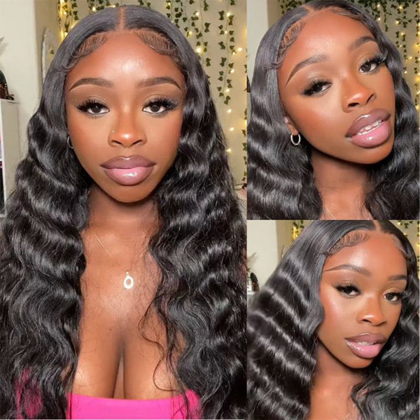 Deep Wave | 4x4 Lace Closure | Transparent Lace | 180% Density Apparel & Accessories > Clothing Accessories > Hair Accessories > Wigs > 13x6-lace-front-wig Lab LABHAIRS? 