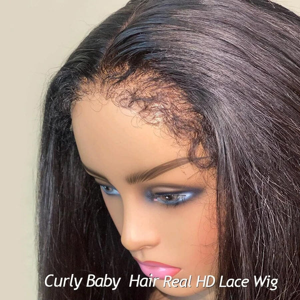 Labhairs New Arrival Curly Baby Hair Silky Straight Top Swiss HD Lace Apparel & Accessories > Clothing Accessories > Hair Accessories > Wigs > 13x6-lace-front-wig LABHAIRS® 