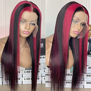 Highlight Pink | Transparent Lace| T Part Lace Front | 150% Density Apparel & Accessories > Clothing Accessories > Hair Accessories > Wigs > 13x6-lace-front-wig Lab LABHAIRS® 