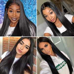 5X5 Closure HD Lace Wig Invisible Swiss Lace+Invisible Knots | Silky Straight Lab Hairs 