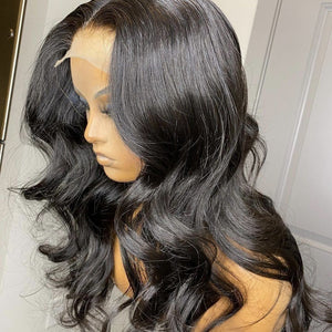 5X5 Closure HD Lace Wig Invisible Swiss Lace+Invisible Knots | Loose Body Wave Lab Hairs 