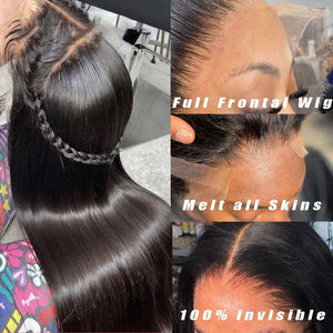 360 Top Swiss HD Lace Wig Human Hair Free Part 150 Density | Silky Straight Labhairs Apparel & Accessories > Clothing Accessories > Hair Accessories > Wigs > 360 Lace Wigs LABHAIRS® 