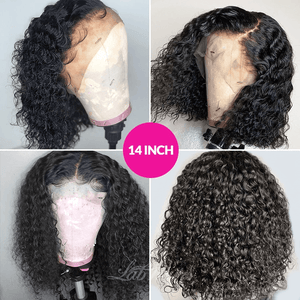 Undetectable Top Swiss HD Lace 13X4 Middle Part Lace Front Bob Wig | Deep Curly Apparel & Accessories > Clothing Accessories > Hair Accessories > Wigs > Lace Front Bob Wig LABHAIRS? 
