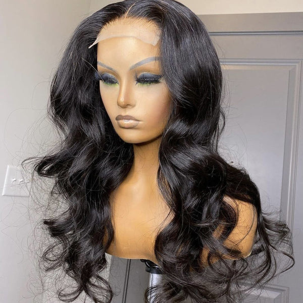 5X5 Closure HD Lace Wig Invisible Swiss Lace+Invisible Knots | Loose Body Wave Lab Hairs 