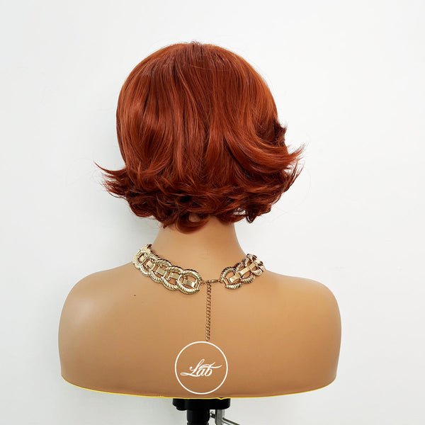 Caramel Color Short Bob Synthetic Hair |Labhairs Apparel & Accessories > Clothing Accessories > Hair Accessories > Wigs > Lace Front Bob Wig LABHAIRS? 