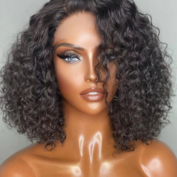 Undetectable 5x5 Glueless Top Swiss HD Lace Side Part Curly Bob Wig | Labhairs Apparel & Accessories > Clothing Accessories > Hair Accessories > Wigs > Lace Front Bob Wig LABHAIRS? 