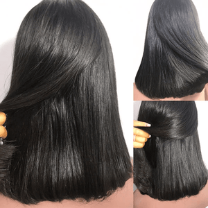 5*5 HD Lace Front Bob Wig 200% Density With Clean Bleached Knots | Bob Straight Lab Hairs 