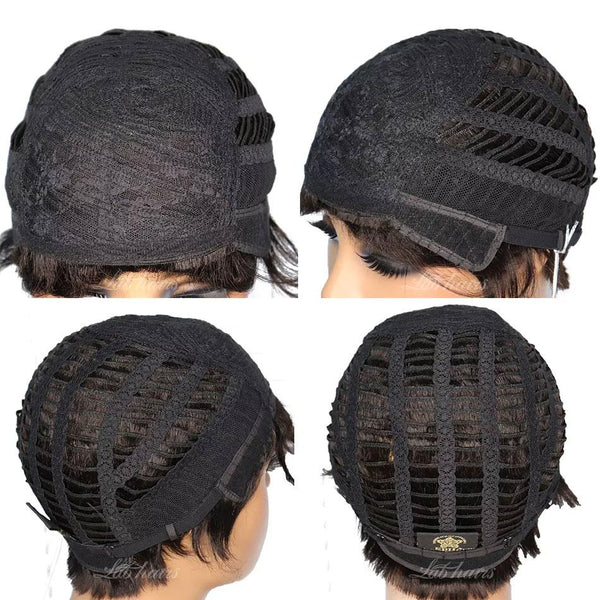 Hair Bob Wig With Bang Deep Wave | 1b/99j/613 Apparel & Accessories > Clothing Accessories > Hair Accessories > Wigs > Lace Front Bob Wig LABHAIRS® 
