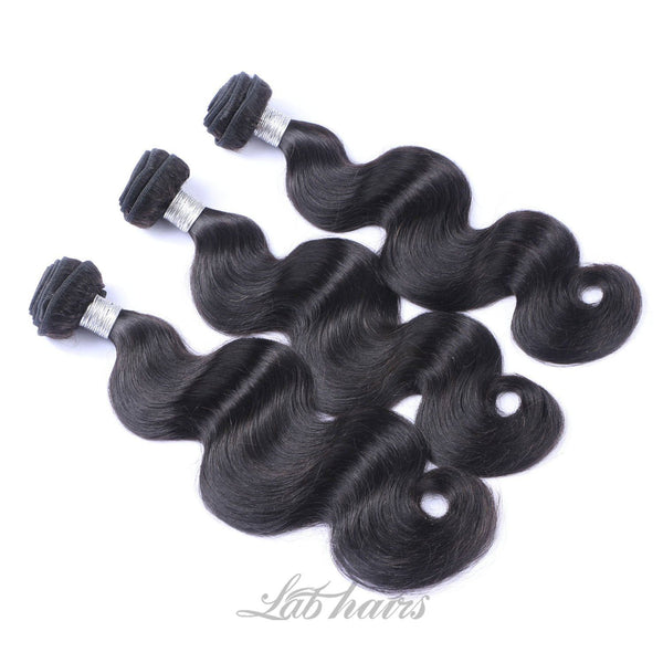 Labhairs 32-40inch 100% Virgin Human Hair Cuticle Aligned Bundles Can Be Dyed to #613 Apparel & Accessories > Clothing Accessories > Hair Accessories > Wigs > Lace Front Bob Wig LABHAIRS® Body Wave 32inch 