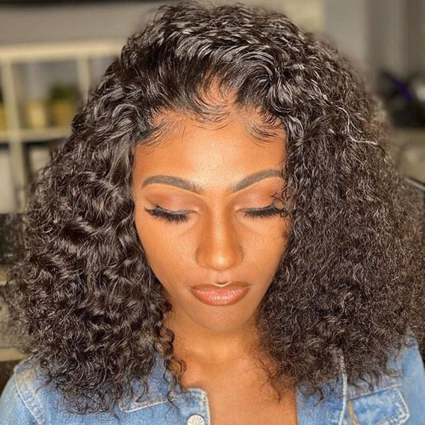Undetectable 5x5 Glueless Top Swiss HD Lace Side Part Curly Bob Wig | Labhairs Apparel & Accessories > Clothing Accessories > Hair Accessories > Wigs > Lace Front Bob Wig LABHAIRS? 