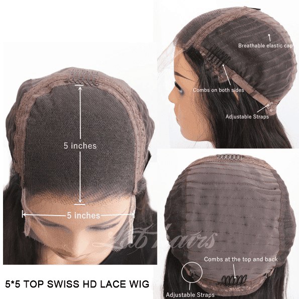Kerwin|Body Wave Undetectable Invisible Top Swiss HD Lace Human Hair Wig Apparel & Accessories > Clothing Accessories > Hair Accessories > Wigs > 13x6-lace-front-wig LABHAIRS® 