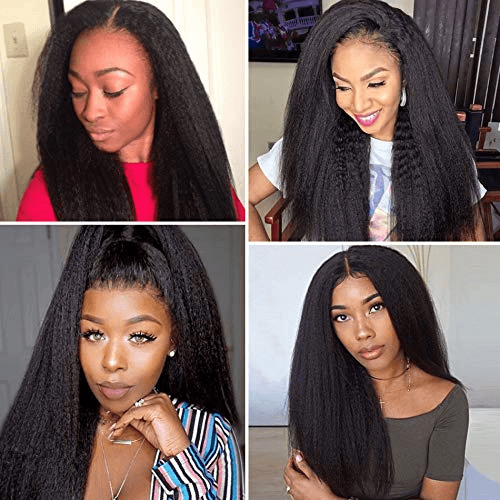 5X5 Closure HD Lace Wig Invisible Swiss Lace+Invisible Knots | Kinky Straight Lab Hairs 