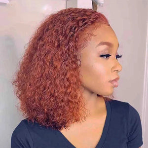 Ginger Orange | Transparent Lace| 4x4 Lace Front | 180% Density Apparel & Accessories > Clothing Accessories > Hair Accessories > Wigs > 13x6-lace-front-wig Lab LABHAIRS? 