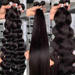 100% Human Virgin Hair Bundles Hair Extension Apparel & Accessories > Clothing Accessories > Hair Accessories > Wigs > 5x5 Top Swiss HD Lace Closure Wig LABHAIRS® 