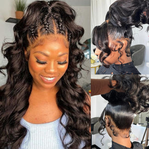 Full Lace Brazilian Body Wave Human Hair Wigs with Clean Bleached Knots Apparel & Accessories > Clothing Accessories > Hair Accessories > Wigs > 13x6-lace-front-wig LABHAIRS® 