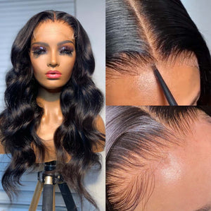 Kerwin|100% Real 5X5 Glueless Undetectable HD Swiss Lace Wig With Clean Bleached Knots | Body Wave Apparel & Accessories > Clothing Accessories > Hair Accessories > Wigs > 5x5 Top Swiss HD Lace Closure Wig LABHAIRS® 