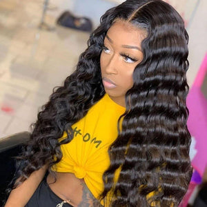 13*6 Skin Melt HD Lace Front Wig Invisible Swiss Lace+ Invisible Knots | Deep Wave Lab Hairs 