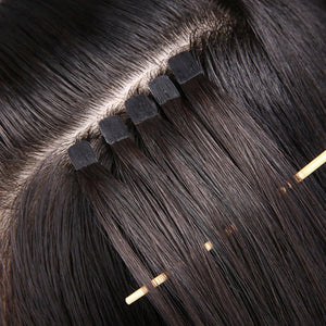 Labhairs 100% Human Hair 40Pcs Tape In Hair Extensions Human Hair Apparel & Accessories > Clothing Accessories > Hair Accessories > Wigs > Lace Front Bob Wig LABHAIRS® 