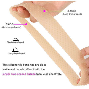5 Pieces Wig Grip Band for Lace Front Non-slip Adjustable Silicone Wig Headband Seamless Wig Holder Apparel & Accessories > Clothing Accessories > Hair Accessories > Wig Accessories > Tools & Accessories LABHAIRS® 