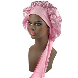Bonnet Queen Satin Silk Bonnet Hot Adjustable for Sleeping Night Sleep Cap With Stretchy Tie Band Edge Wrap Apparel & Accessories > Clothing Accessories > Hair Accessories > Wig Accessories > Tools & Accessories LABHAIRS® 