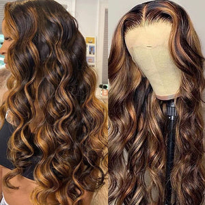 Highlight Human Hair Top Swiss HD Lace Front Wig | Straight |Loose Body Wave | Deep Curly Apparel & Accessories > Clothing Accessories > Hair Accessories > Wigs > 13x6-lace-front-wig LABHAIRS® 