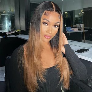 Ombre Color Double Drawn 200% Density Top HD Lace|Labhairs Apparel & Accessories > Clothing Accessories > Hair Accessories > Wigs > 13x6-lace-front-wig LABHAIRS® 