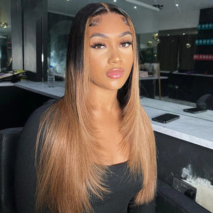 Ombre Color Double Drawn 200% Density Top HD Lace|Labhairs Apparel & Accessories > Clothing Accessories > Hair Accessories > Wigs > 13x6-lace-front-wig LABHAIRS® 