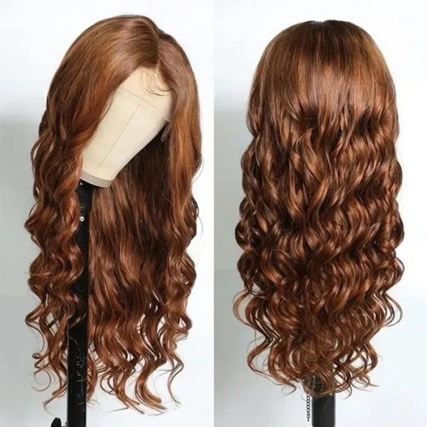 5x5 Undetectable Top Glueless Closure Swiss HD Lace Dark Brown Loose Body Wave Human Hair Wig Apparel & Accessories > Clothing Accessories > Hair Accessories > Wigs > 5x5 Top Swiss HD Lace Closure Wig LABHAIRS? 