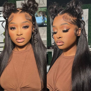 Full Lace Brazilian Straight Human Hair Wigs with Clean Bleached Knots Apparel & Accessories > Clothing Accessories > Hair Accessories > Wigs > 13x6-lace-front-wig LABHAIRS® 
